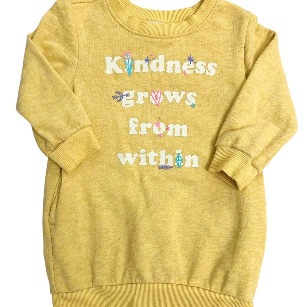 Old Navy Girls Sweater Dress Mustard Size 18-24 Months Pre-owned
